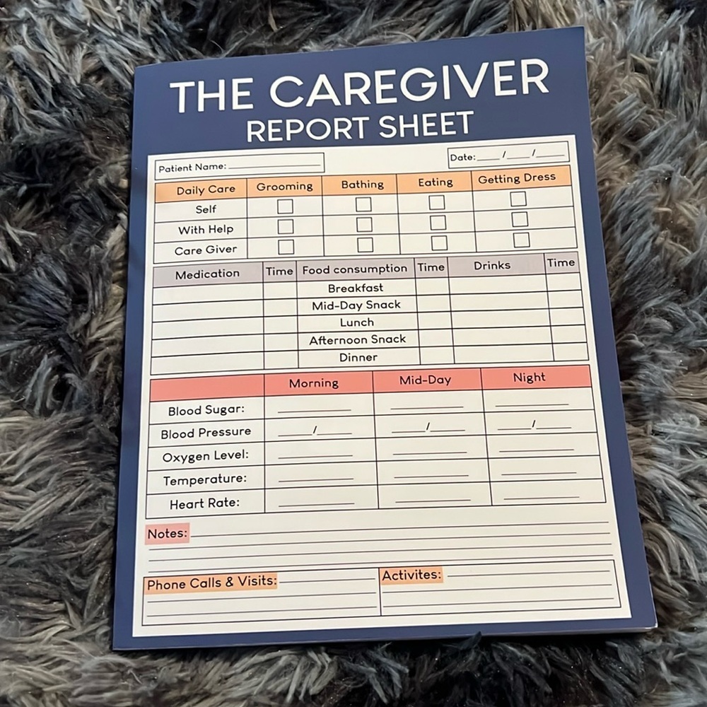 The care‎ giver report sheet